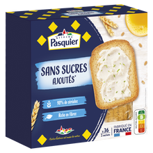 Biscottes sans sucres ajoutés PASQUIER 36 tranches 300g