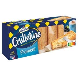 Grillettine froment brioche PASQUIER paquet 242g