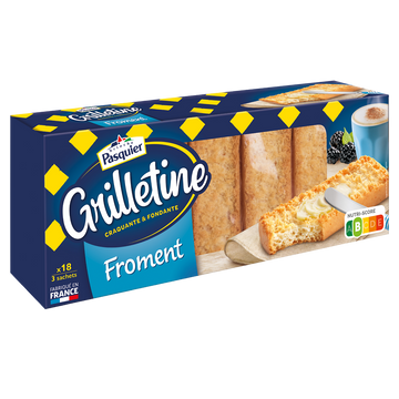 Grillettine froment brioche PASQUIER paquet 242g