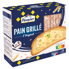 Tartines de pain grillées L'Original PASQUIER - Paquet de  415g