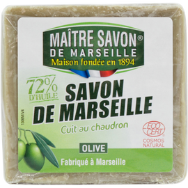 Savon de Marseille à l'huile d'olive cuit au chaudron MAÎTRE SAVON DEMARSEILLE, 300g