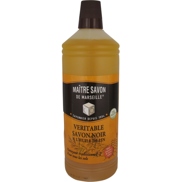 Savon noir de Marseille liquide MAITRE SAVON DE MARSEILLE, 1l