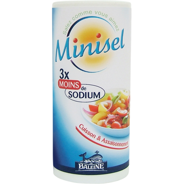 Mini sel LA BALEINE, boîte verseuse de 125g