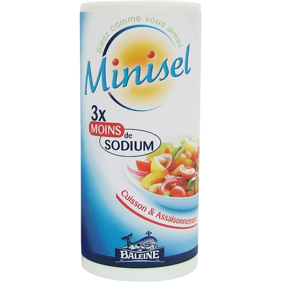 Mini sel LA BALEINE, boîte verseuse de 125g