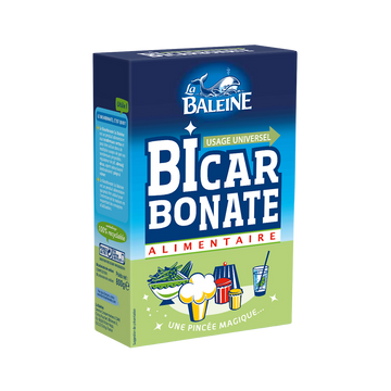 Bicarbonate alimentaire LA BALEINE, étuit de 800g