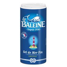 Sel fin iodé et fluoré LA BALEINE, boîte verseuse de 600g