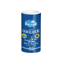 Sel blanc fin de Guérande "LA BALEINE", boîte verseuse, 250g