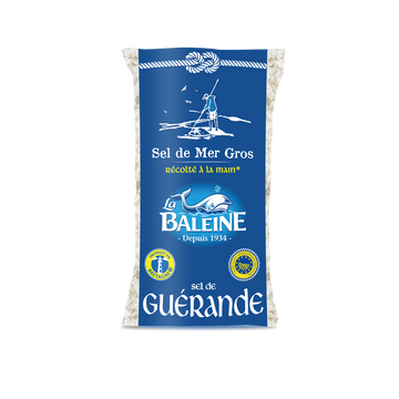 Gros sel gris de Guérande LA BALEINE sachet 800g