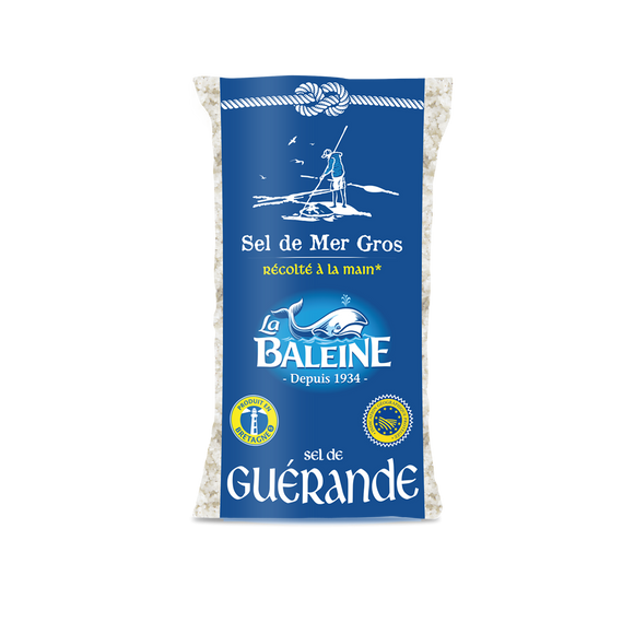 Gros sel gris de Guérande LA BALEINE sachet 800g