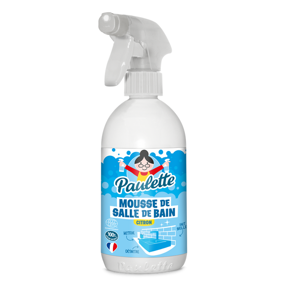 Nettoyant salle de bain parfum citron Ecocert PAULETTE - Spray 500ml