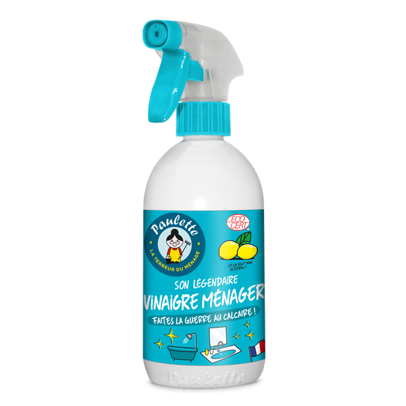 Nettoyant ménager anticalcaire au vinaigre citron PAULETTE - Spray 500ml