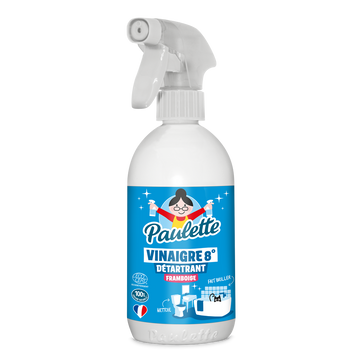 Vinaigre ménager anticalcaire parfum framboise PAULETTE - Spray 500ml
