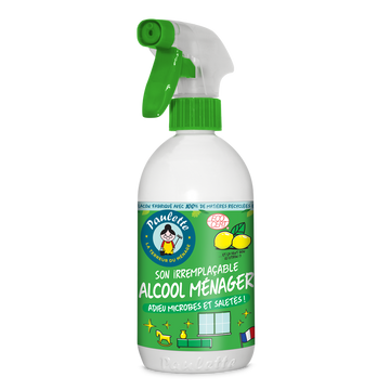 Alcool ménager multi-surface parfum citron PAULETTE - Spray 500ml