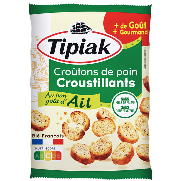 Croûtons a l'ail TIPIAK 75g
