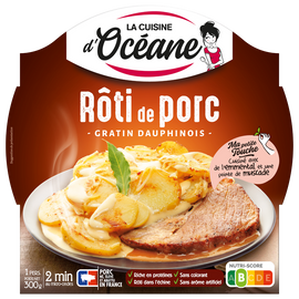 Rôti de porc et gratin dauphinois LA CUISINE D'OCEANE, 300g