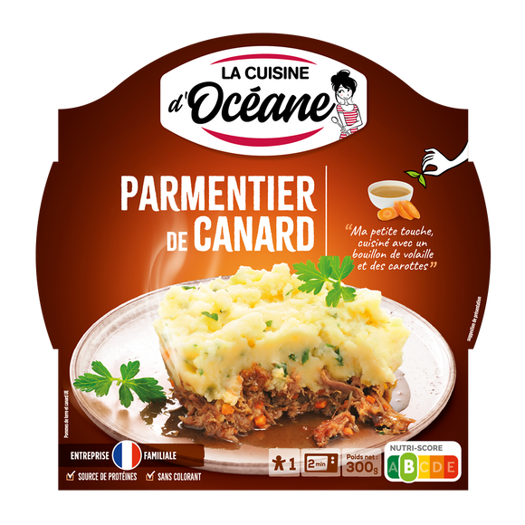 Parmentier de canard LA CUISINE D'OCEANE, 300g