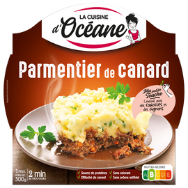 Parmentier de canard LA CUISINE D'OCEANE, 300g