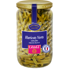 Haricots verts extra fins GILLET CONTRES - Bocal 345g