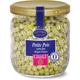 Petits pois extra fins GILLET CONTRES - Bocal 275g