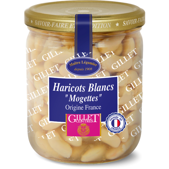 Haricots blancs Mogette GILLET CONTRES - Bocal 225g