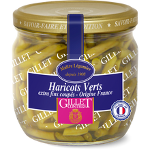Haricots verts coupés GILLET - Bocal 185g