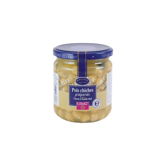 Pois chiches citron basilic thai GILLET CONTRES, 330g
