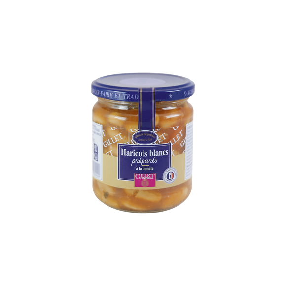 Haricots Blancs à la Tomate GILLET CONTRES 330g