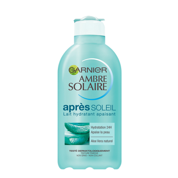 Lait après-soleil hydratant AMBRE SOLAIRE, flacon de 200ml