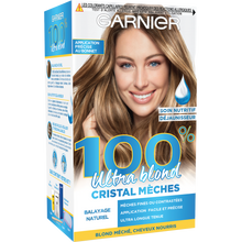 Coloration éclaircissante mèches balayage 100% ultra blond GARNIER
