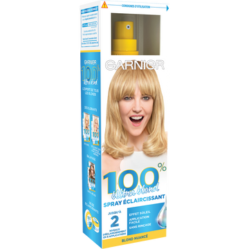Spray éclaircissant CRISTAL SOLEIL, 100% blonde, 125ml