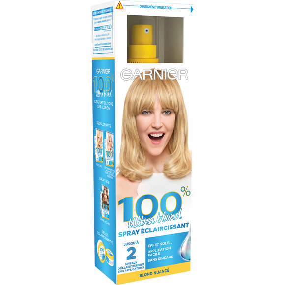 Spray éclaircissant CRISTAL SOLEIL, 100% blonde, 125ml