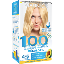 Shampoing décolorant éclaircissant 100% ultra blond GARNIER