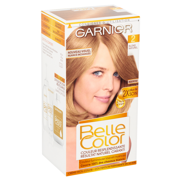 Coloration permanente blond n°2 BELLE COLOR