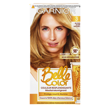Coloration cheveux n°3 blond doré naturel belle color GARNIER