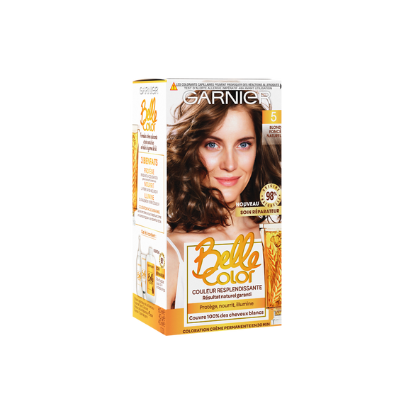 Coloration permanente blond foncé n°5 BELLE COLOR