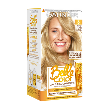 Coloration permanente blond très clair n°6 BELLE COLOR