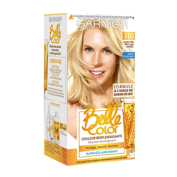 Coloration permanente blond très très clair naturel n°110 BELLE COLOR