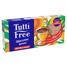 Sucre brun petits morceaux TUTTI FREE, 290g