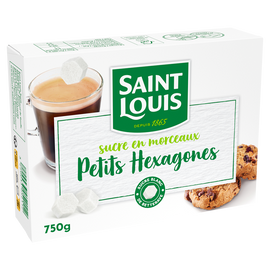 Petits hexagones sucre blanc SAINT LOUIS 750g