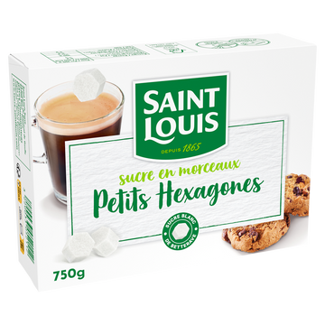 Petits hexagones sucre blanc SAINT LOUIS 750g