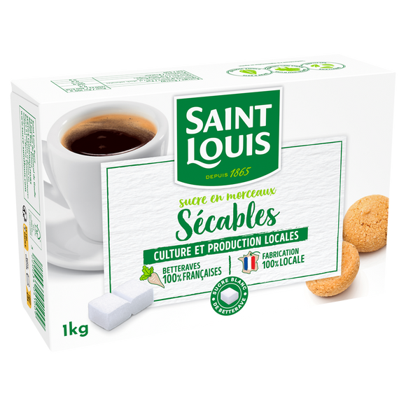 Sucre morceaux sécables n°4 ST LOUIS, 1Kg