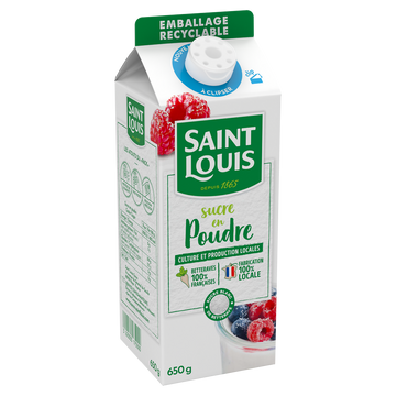 Sucre en poudre ST LOUIS pack 650g