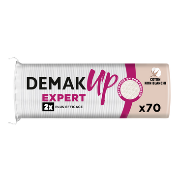Disques à démaquiller Duo+ DEMAK'UP, x70