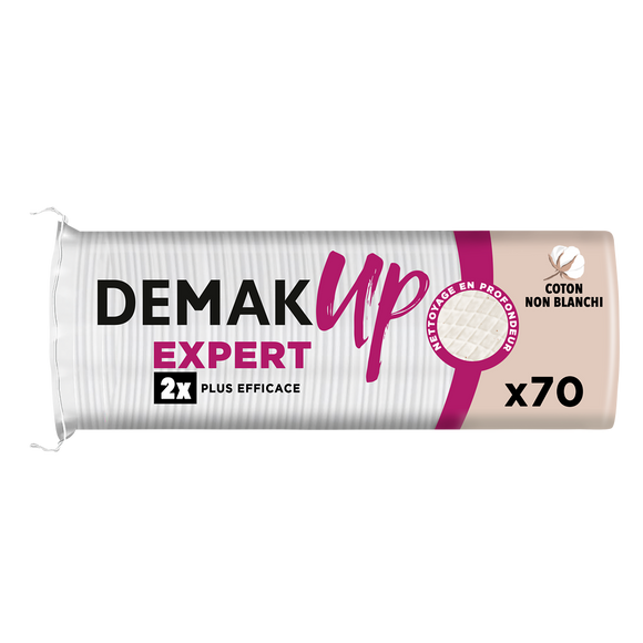 Disques à démaquiller Duo+ DEMAK'UP, x70