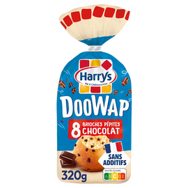 Brioches Doowap pépites de chocolat sans additifs X8 HARRYS - 320g