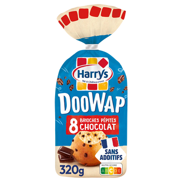 Brioches Doowap pépites de chocolat sans additifs X8 HARRYS - 320g