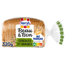 Pain de mie Beau & Bon Céréales et Graines sans additifs HARRYS - 320g