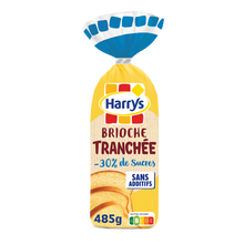 Brioche Tranchée allégée en sucre sans additifs HARRYS - 485g