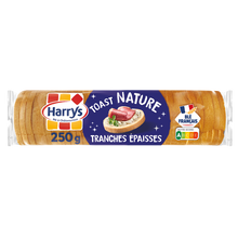 Toast Pain de mie nature tranches épaisses HARRYS - 250g - 32 tranches