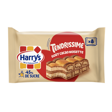 Gâteaux moelleux noisette et cacao Tendrissime moins de sucres HARRYS- X8 264G